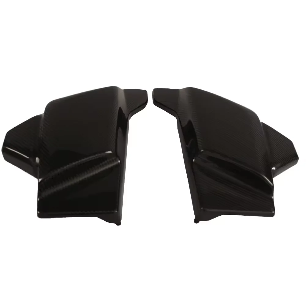 3K Twill glänzende Kohlefaser-Batterieabdeckung mit diagonalem Streifenglanz, kompatibel mit 2023–2025 für Harley Road Glide CVO Cubic