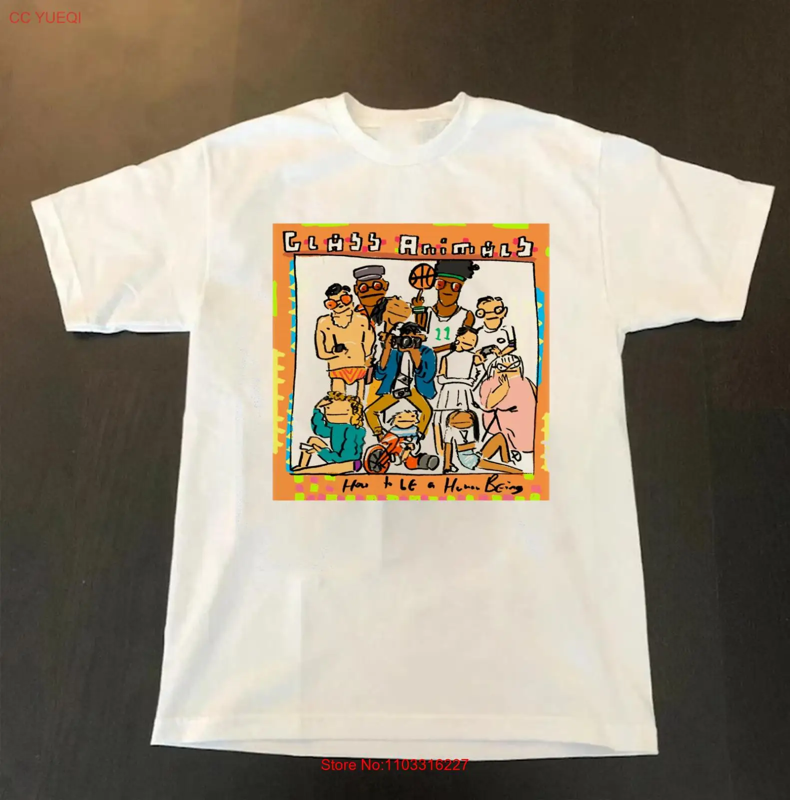 Футболка с изображением животных, белое стекло, как быть человеком, UR141