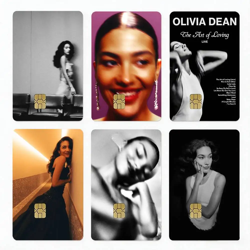 O-livia dean T-the art of loving 4pcs 1Set Card Stickers Small Waterproof Chip 4PCS Card Sticker Anti-Scratch
