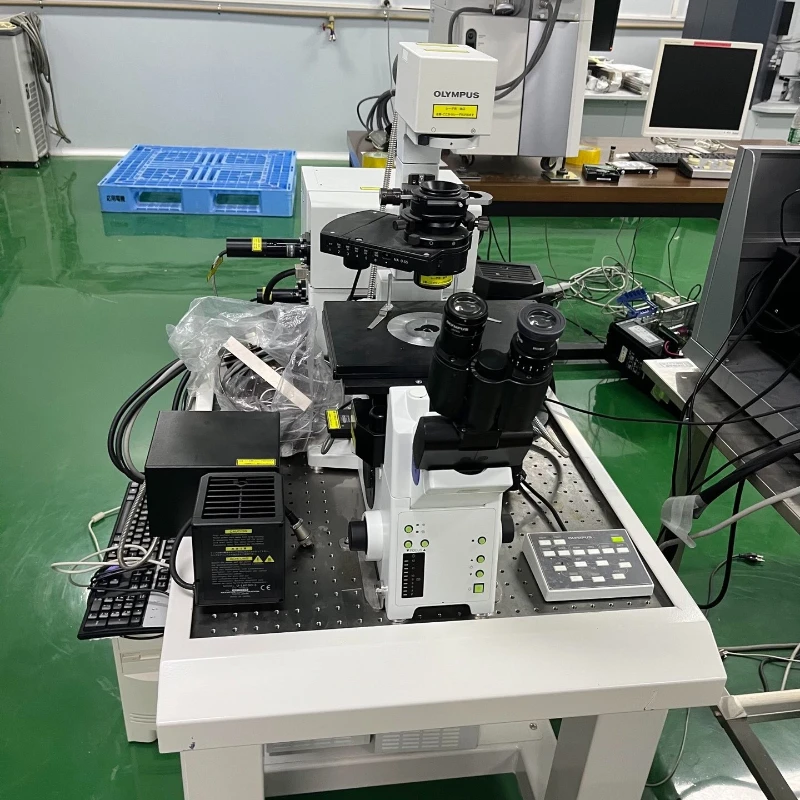 IX81 laser confocal fluorescence microscope