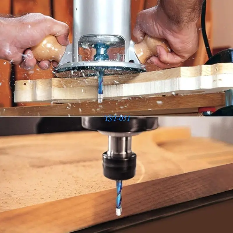 

E15A Professional Carbides Milling Cutter Spirals Trim Router Bit Smooth Running