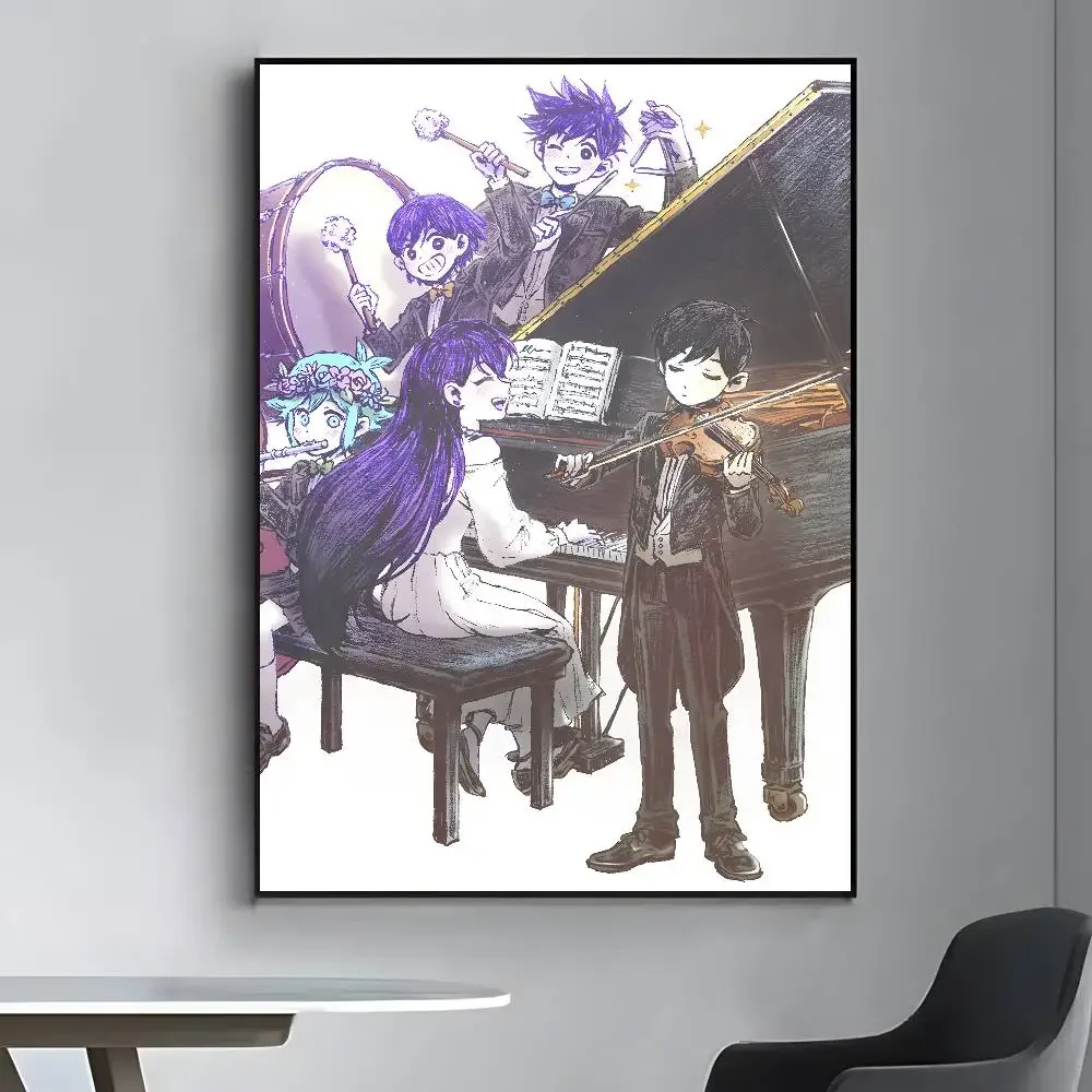 الرعب أنيمي نمط لعبة فيديو أوموري المشارك قماش HD الجمالية ورق طباعة جدار الفن لغرفة المعيشة بار ديكور المنزل الموضة