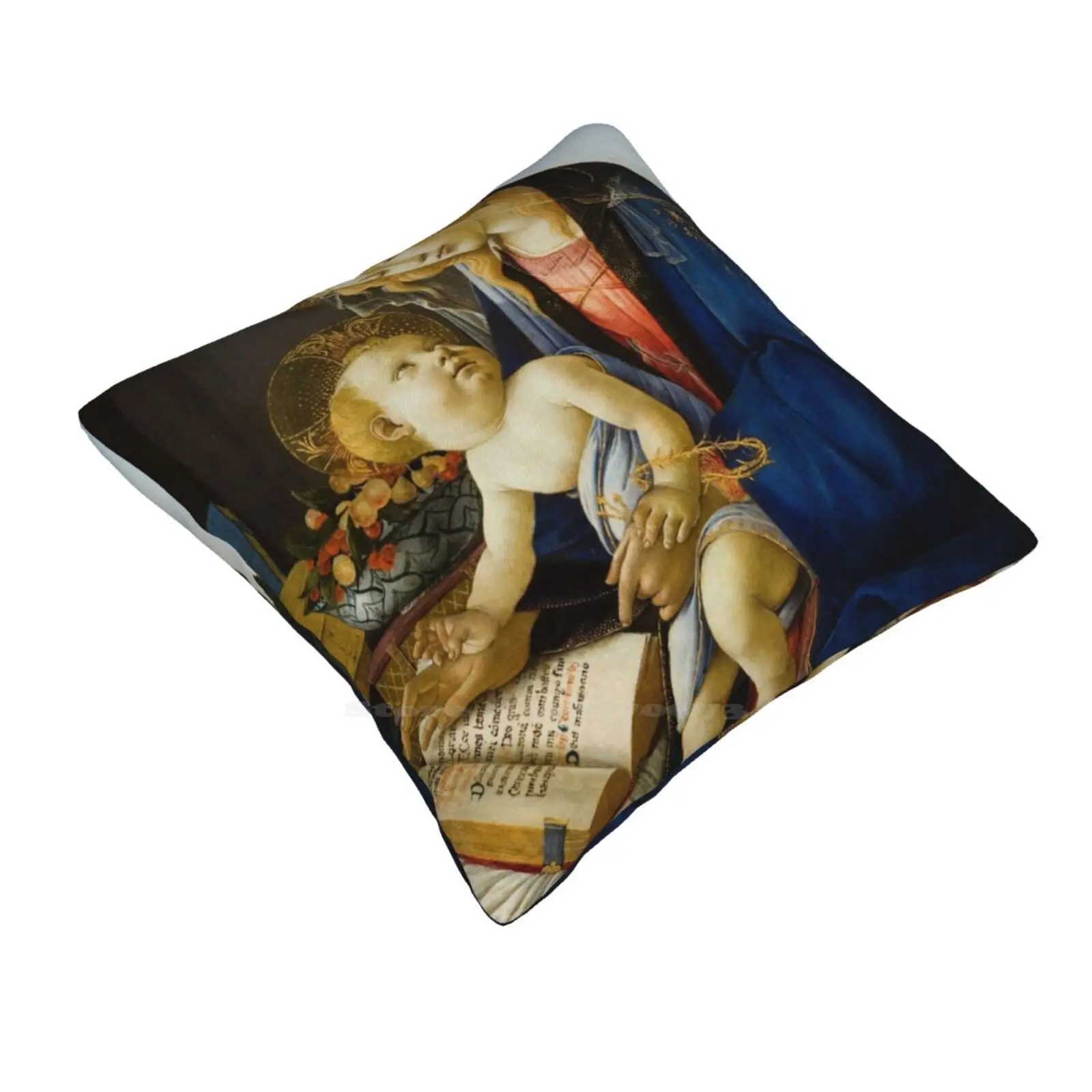 Virgin Mary : Of The Book By Sandro Botticelli Soft Comfortable Pillowcase Saint Mary Mary Mother Jesus Virgin Mary Christian