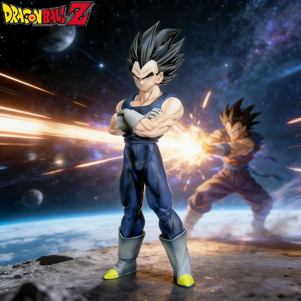 27.5cm Anime Dragon Ball Z Vegeta Figure WDH Vegeta Action Figures Pvc Statue Desktop Ornamen Collection Model Toys Gifts