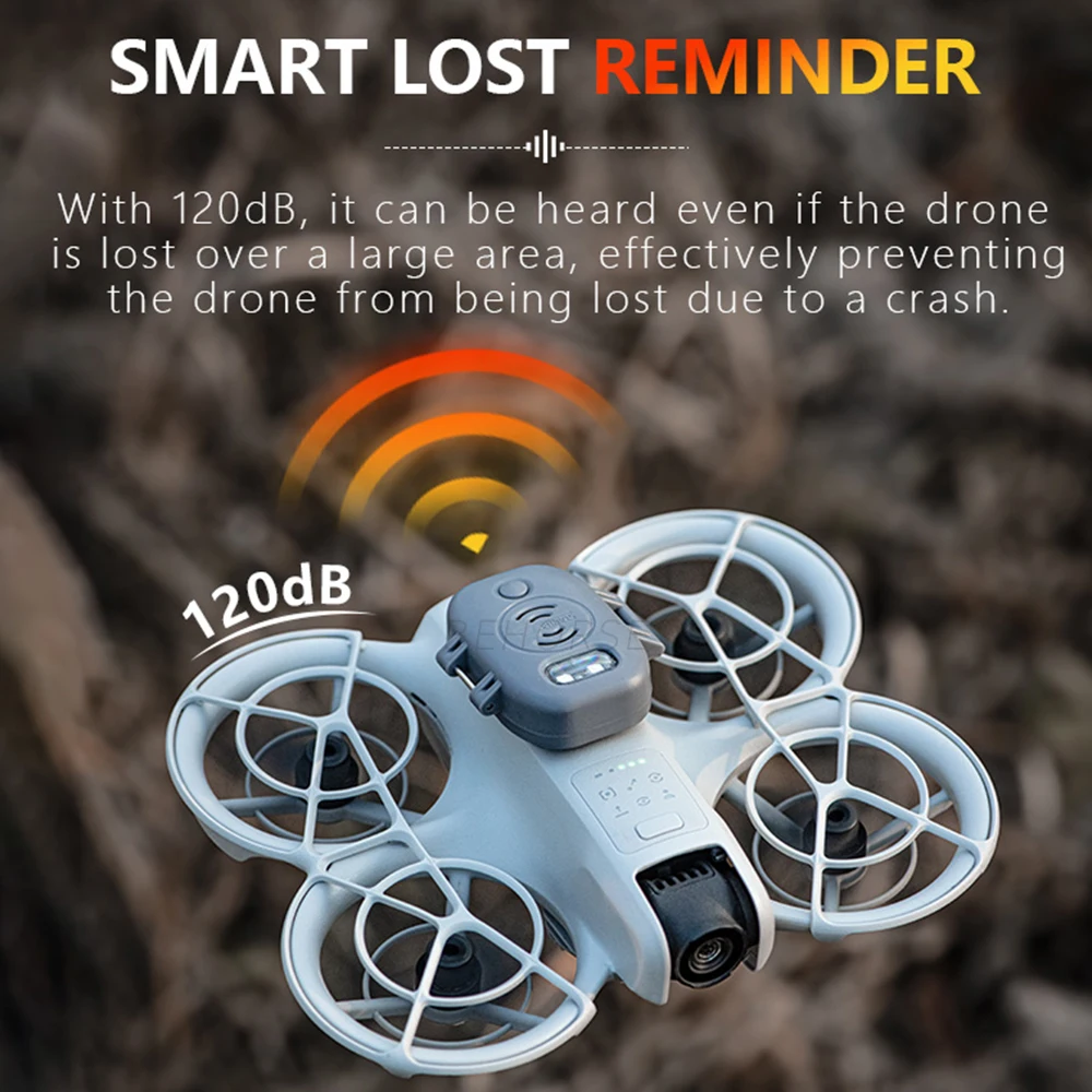 NEO الطائرة بدون طيار إنذار ل DJI Neo USB شحن خفيفة الوزن المحمولة لمكافحة خسر إنذار تتبع محدد ملحقات طائرة بدون طيار