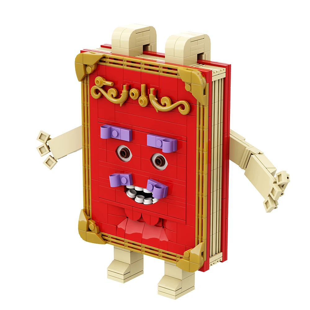 Gobricks MOC film classique monstres le livre magique bloc de construction ensemble école de magie monstres livres éducation brique jouets enfant cadeau