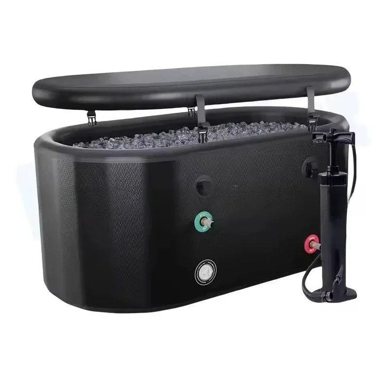 Folding tub, inflatable jacuzzi, cold therapy ice bath brushed ice tub