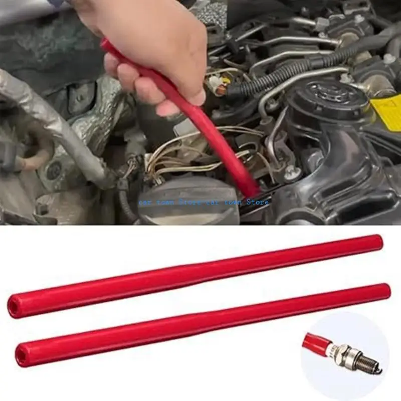 RXJE سيارة شمعات الإشعال المقبس العالمي شمعات الإشعال مزيل المحمولة أنبوب مطاط شمعات الإشعال تركيب أداة إزالة الصواميل وجع