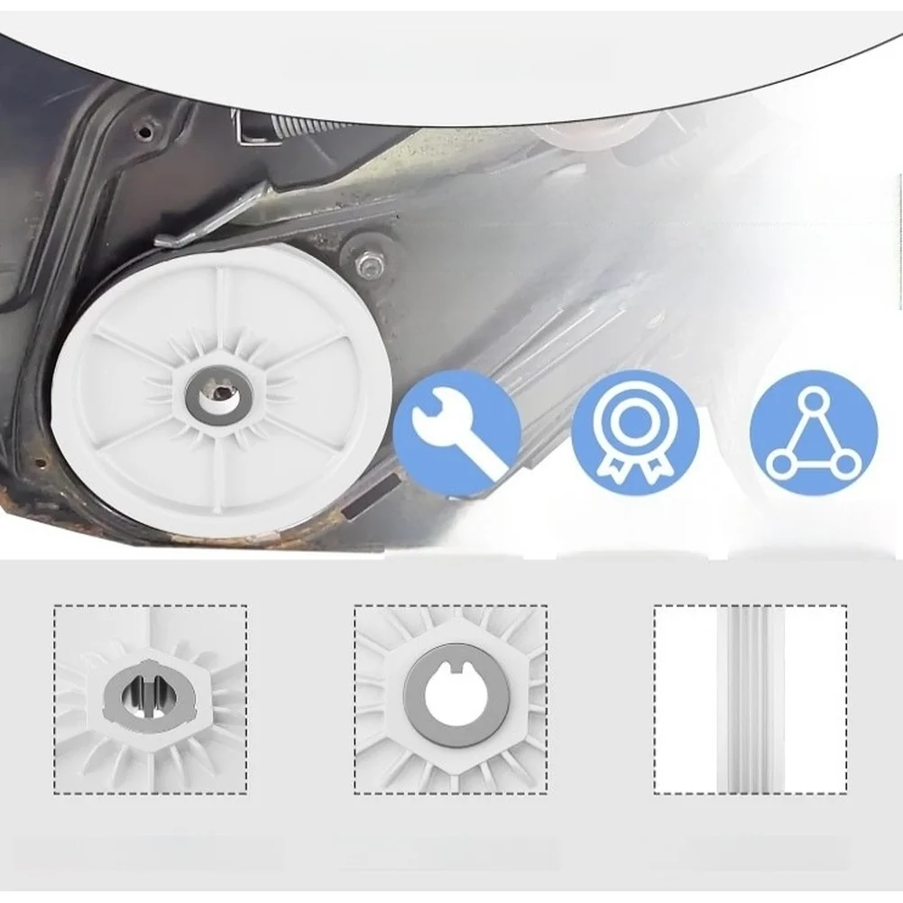 Pulley Replacement For Toro 721 Snow Blower Models 38563 38568 38742 721E 721R Rubber Plastic Composite White Part