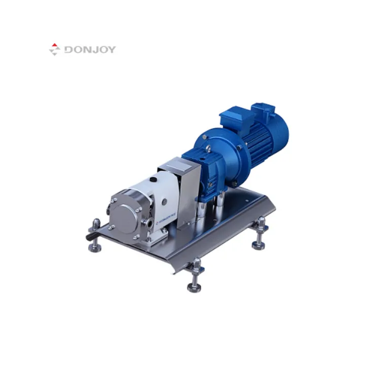 Donjoy high viscosity single-stage syrup lobe pump food rotary lobe pump gear pumps