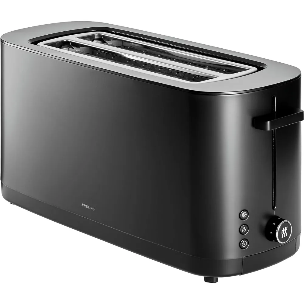 Enfinigy 2 Long Slot Toaster, 4 Slices with Extra Wide 1.5