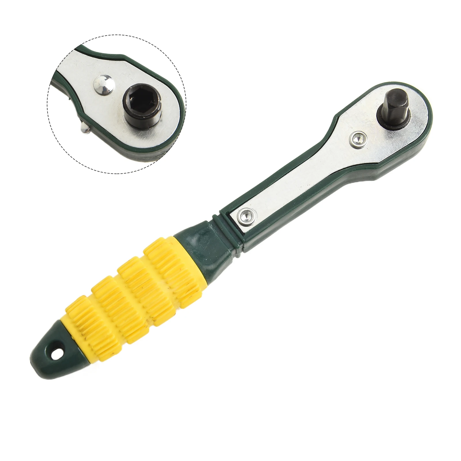 1pc Mini Quick Ratchet Wrench Screwdriver Lever Socket Spanner Repair Tools Anti-slip Handle For Fixing Screws