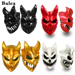 Bulex Halloween Demon Mask Resin Slaughter To Prevail of Darkness Mouth Can Move Masks Deathcore Band Cosplay Accessory