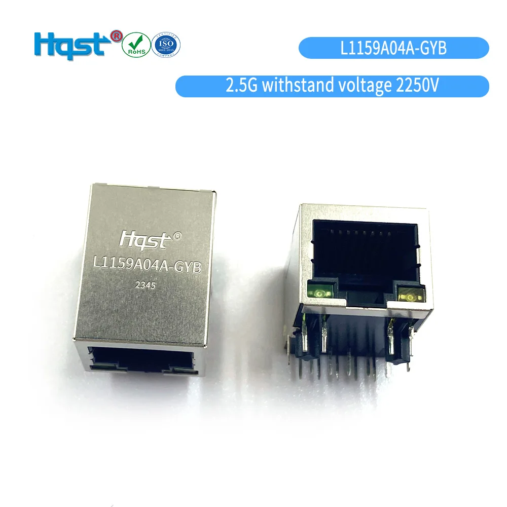 L1159A04A-YGB Built-in 2.5G circuit Anti-interference integrated RJ45 network port industrial application PCB circuit