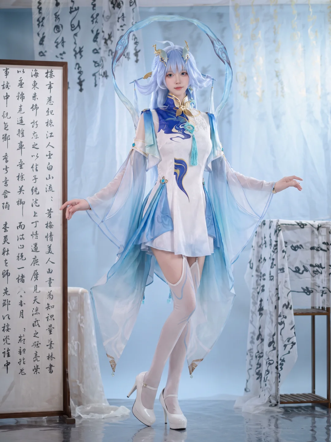 Wuthering Waves Qingxiao Cospl - Anime Cosplay Dress For Women avis et prix