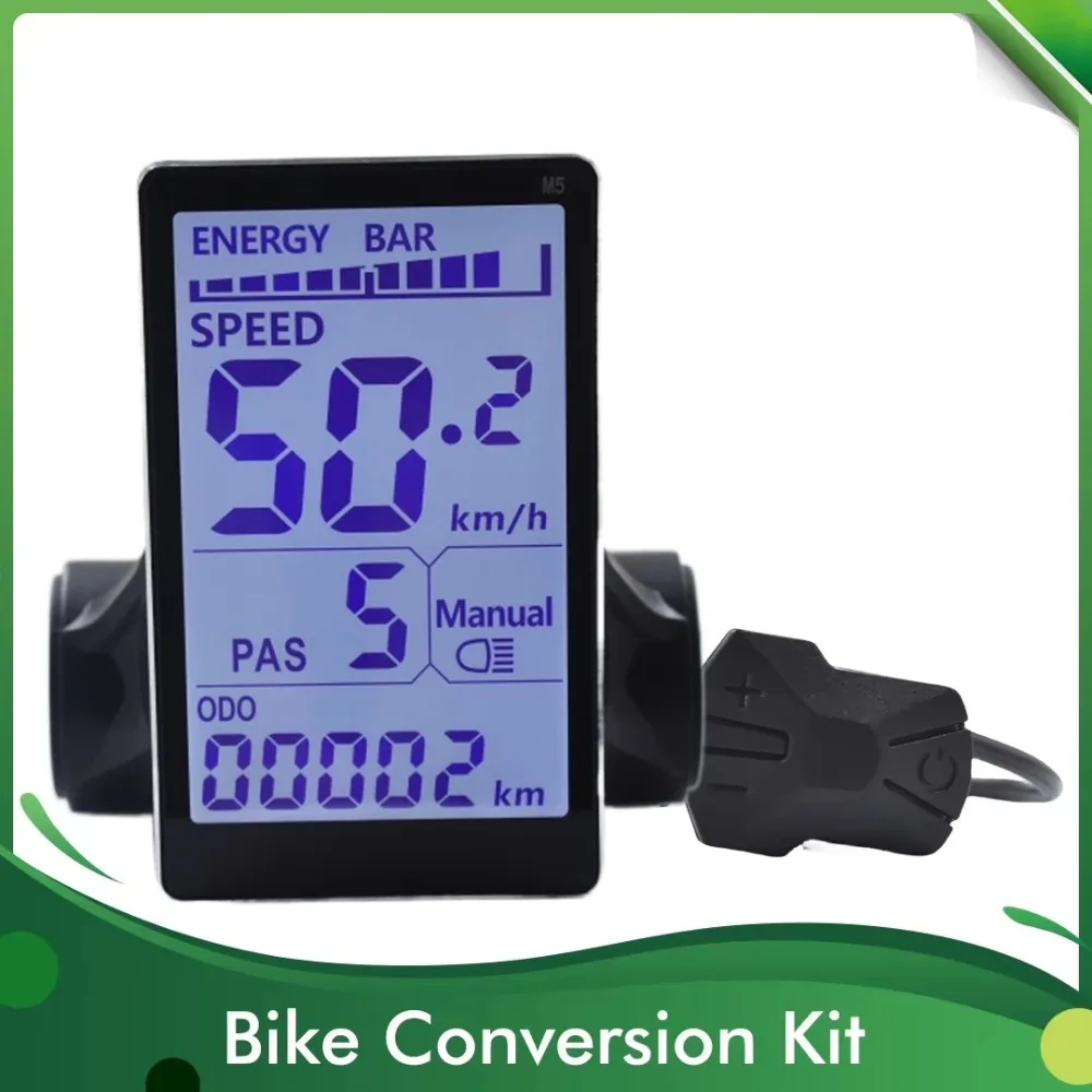 Display LCD per bici elettrica Misuratore 5 Pin 24V 36V 48V 60V E Scooter M5 Pannello LCD Schermo E-bike Accessori per biciclette