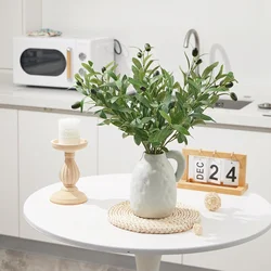 45CM Artificial Olive Branches Leaves Simulation Green Plants Photo Props Hotel Home Decoration Wedding Arrangement Olive Fruit