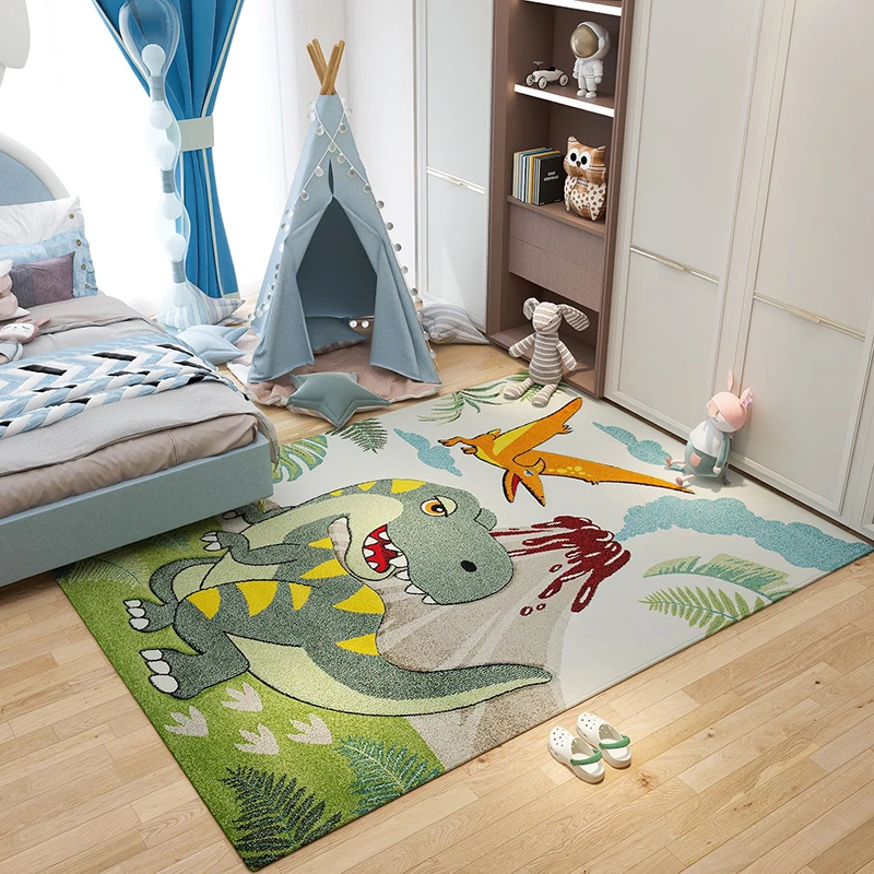 Cute Cartoon Living Room Large Area Carpet Can Be Scrubbed Without Odor Bedroom Rug Home Decoration Room Soundproof Bedside Mat