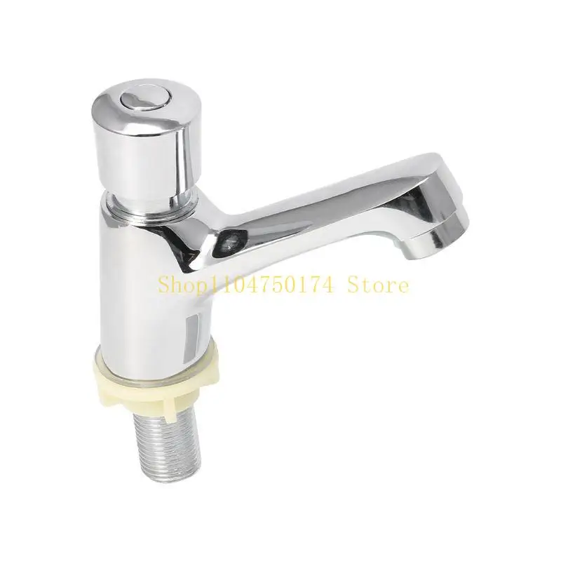 Auto Closing Water Saving Tap Bathroom Basin Cold Faucet Delay Push Button Top Sale