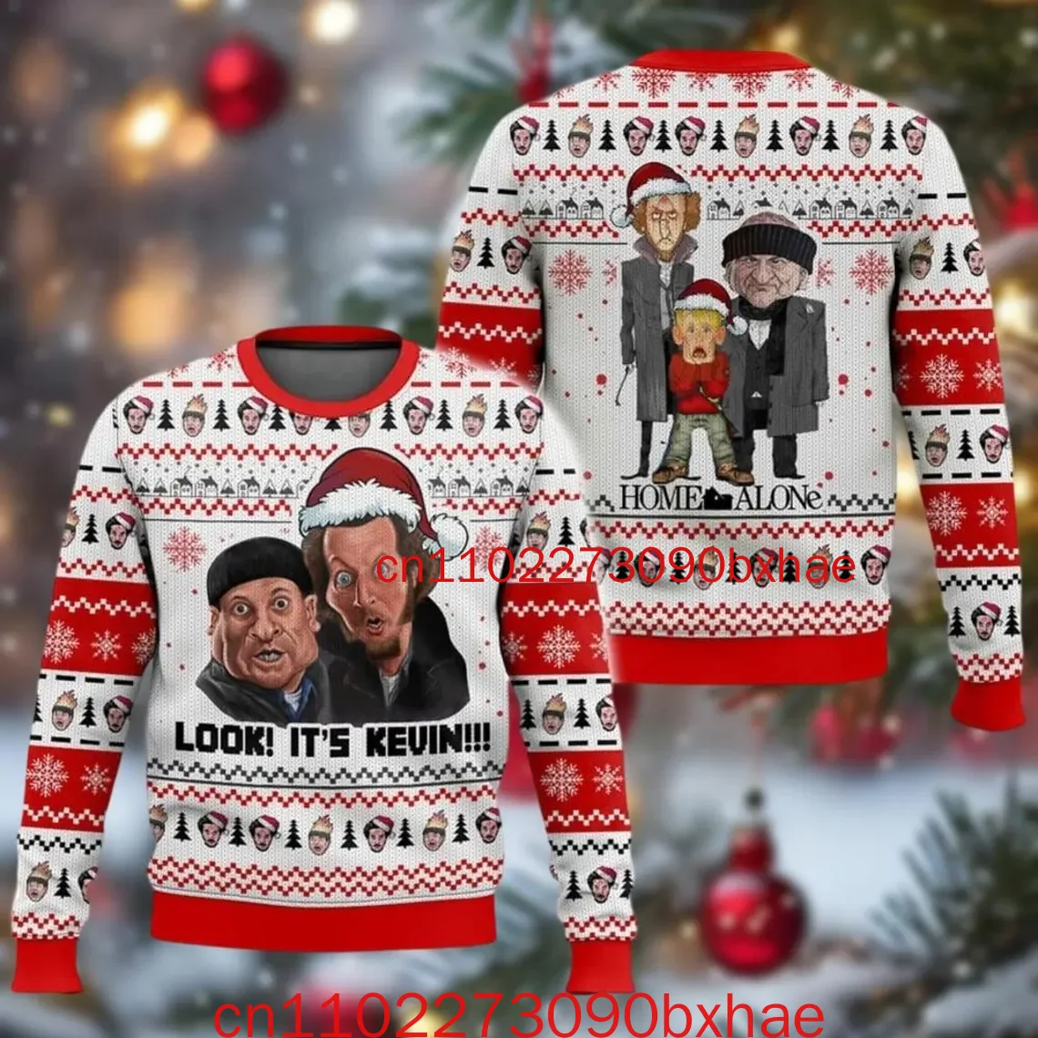 

Посмотрите это Кевин Рождественский уродливый свитер Один вдома Рождественский свитер Забавные мемы Уродливый свитшот Свитер из рождественского фильма Идея праздничных подарков