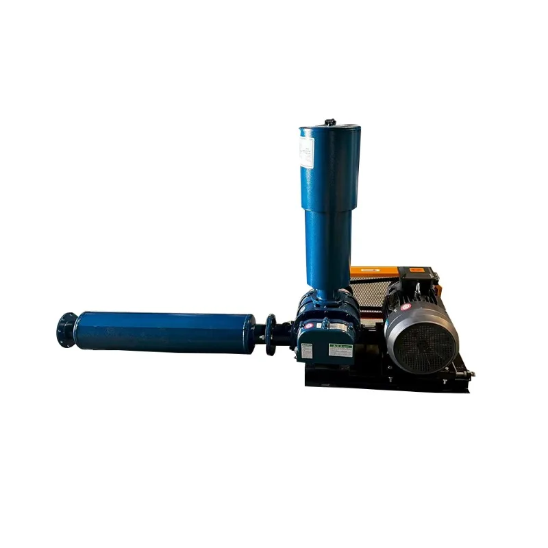 High pressure and large air volume Roots blower ex-factory price Roots blower aquaculture