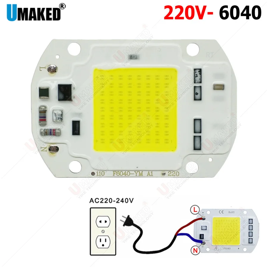 2PCS 20/30/50W Cob …
