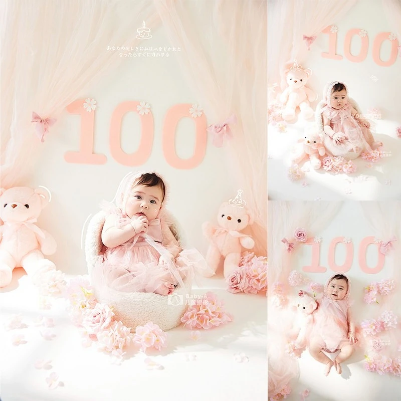 accesorios-para-fotografia-de-recien-nacidos-conjunto-de-ropa-con-telon-de-fondo-de-malla-vestido-flores-y-ositos-tematica-de-celebracion-de-cumpleanos-rosa-para-ninas-de-100-dias