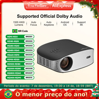 Touyinger ET32 1500ANSI Full HD 4K Projector 5G WIFI Home theater Media Video Player Smart Beamer