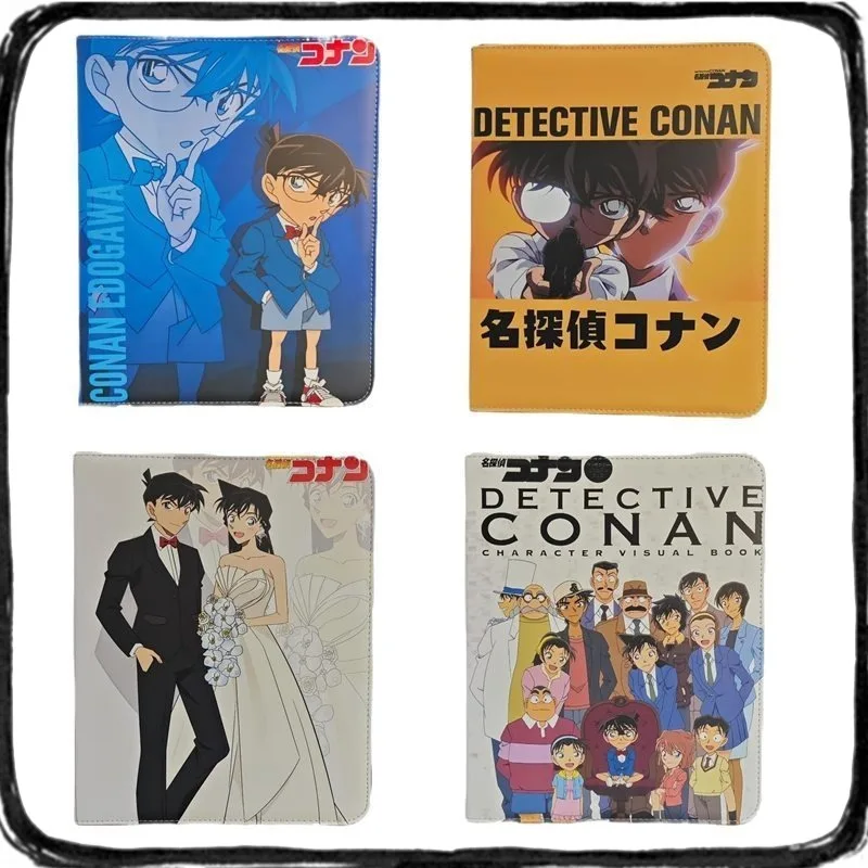 

Альбом для карточек «Детектив Конан» на 400/900 штук, папка-книга с 4/9 слотами для карт, коллекционный, на молнии, с двойным карманом, держатель для карточек, подарок