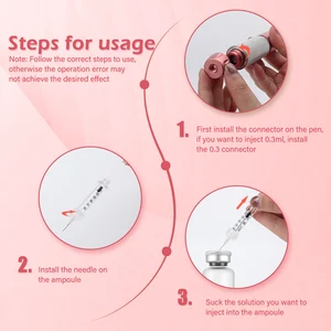 Caneta com ácido hialurônico para preenchimento labial, seringa para remoção de rugas, pressão ajustável, ferramentas anti-rugas, nebulizador, 0,3 ml, 0,5 ml 4 principais vendas produtos atomy beleza - №2