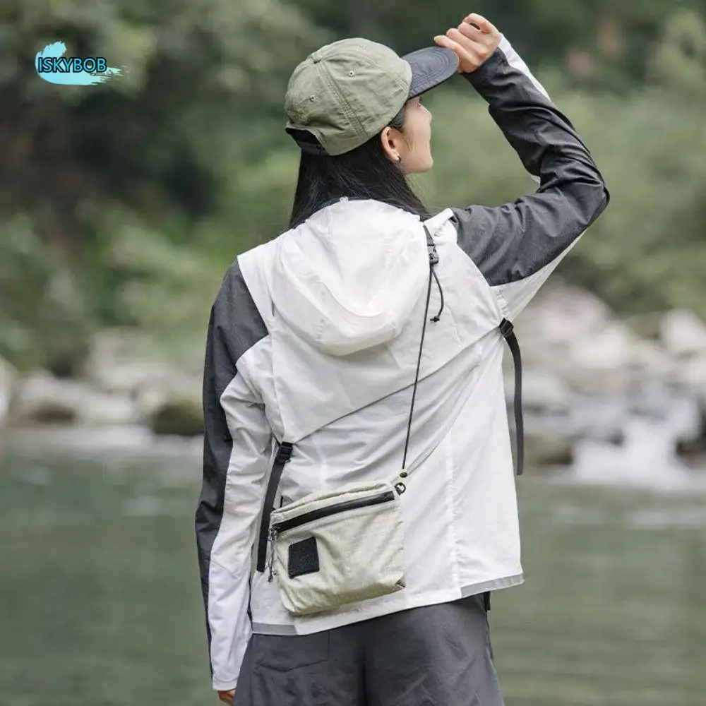 

Zippered Storage Shoulder Bag Mini Satchel Waterproof Leisure Shoulder Bag Small Bags 3L Capacity Cross Body Bag Outdoor