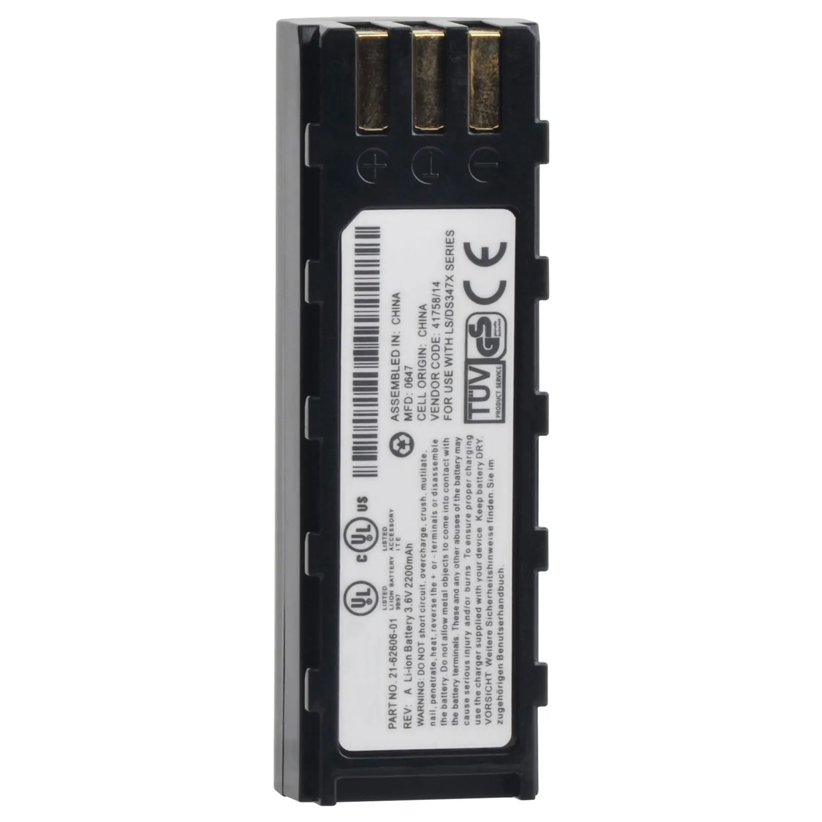 2200mAh 21-62606-01 Battery Original Replacement Batteries For Symbol LS3478 DS3478 LS3578 DS3578 Honeywell 8800 MT2000 MT2070