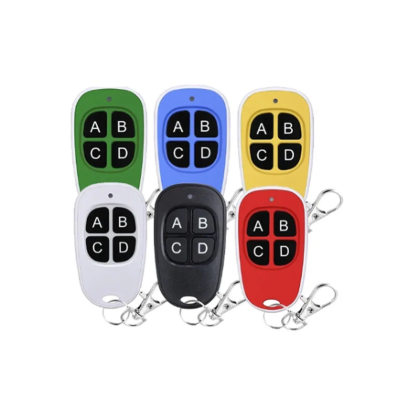 Copy Door Remote Control Cloning Duplicator Key Fob A Distance Remote Control Clone Fixed Learning Code For Gate Garage Door