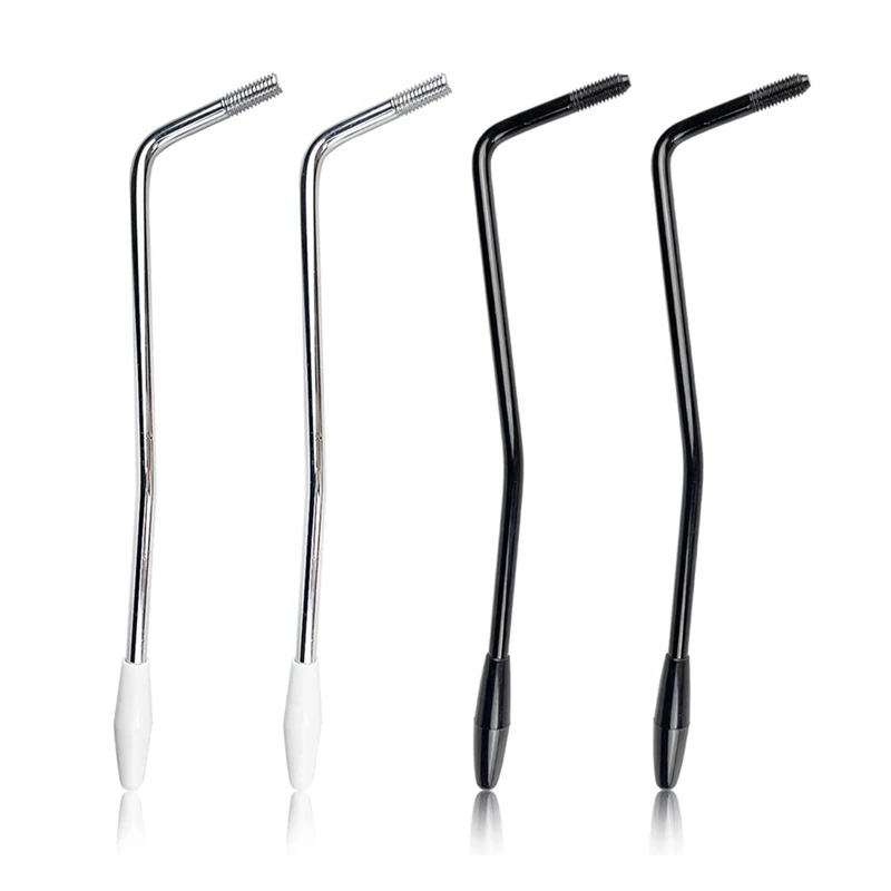 4 Pieces 6Mm Thread Tremolo Arm Whammy Bar Arm Metal Tremolo Arm With Tip For Stratocaster Electric Guitar Tremolo System