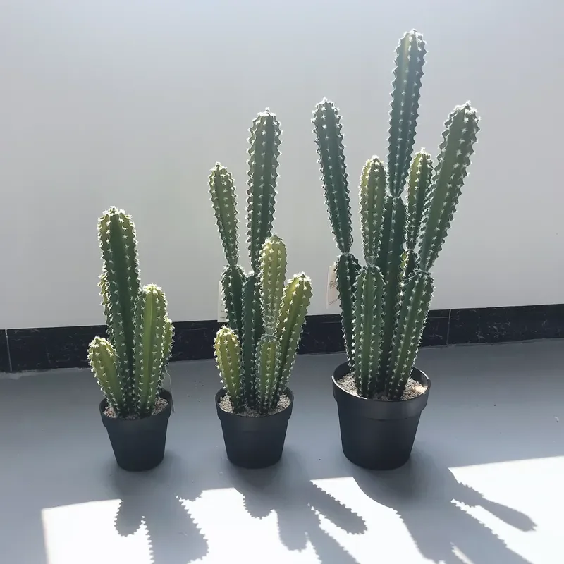 Hot Selling Home Room Landscape Decoration Mini Bonsai Artificial Cactus Plant for Indoor Decor - view 4