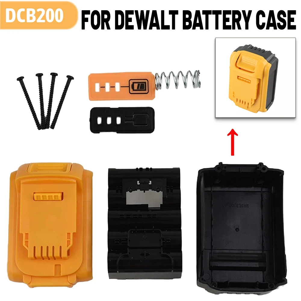 

DCB200 Battery Plastic Case Circuit Board Accessories 18V 20V For Dewalts Li-Ion Battery Circuit Board Protection Shell