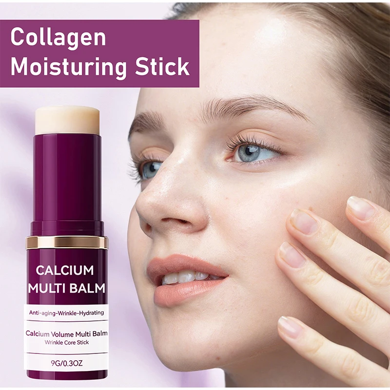 الكالسيوم متعدد بلسم الوجه عصا الكولاجين مكافحة الشيخوخة كريم للتجاعيد ثبات مرطب ترطيب عصا المحمولة حجم الوجه عصا #2