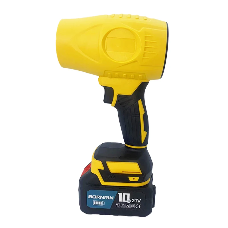 

Air Blower 21V Battery Jet Turbo Fan Portable Violent Fan Two Battery With Case High Speed Air Duster Leaf Blowing Power Tools