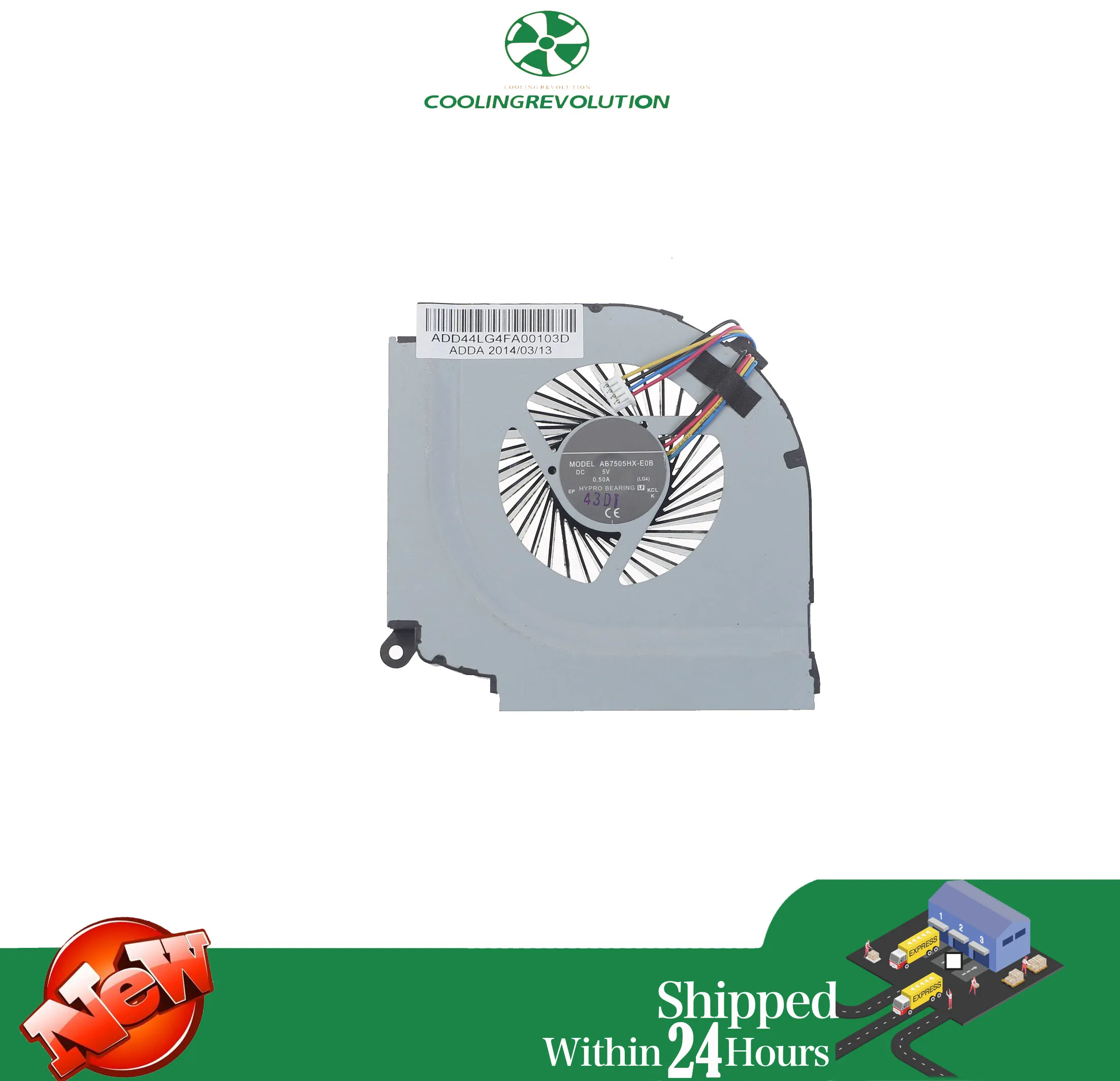 CPU AB7505HX-E0B DC5V 0.50A 4Pin LG4