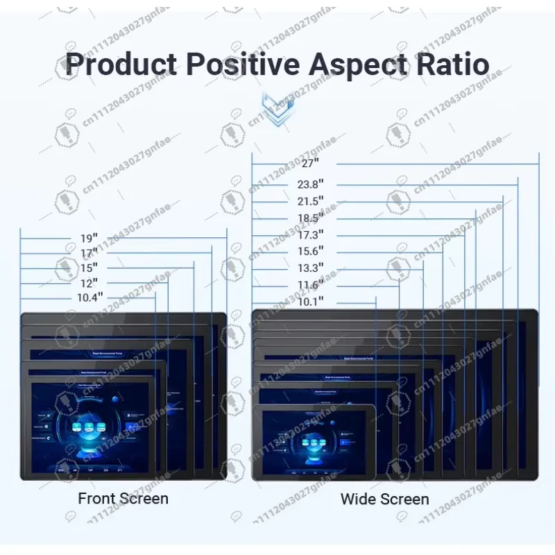 Wall Mount IP65 Explosion Proof Industrial TFT LCD Touch Screen Monitor USB DVI VGA 10 inch to 32 inch Panel Embedded Outdoor