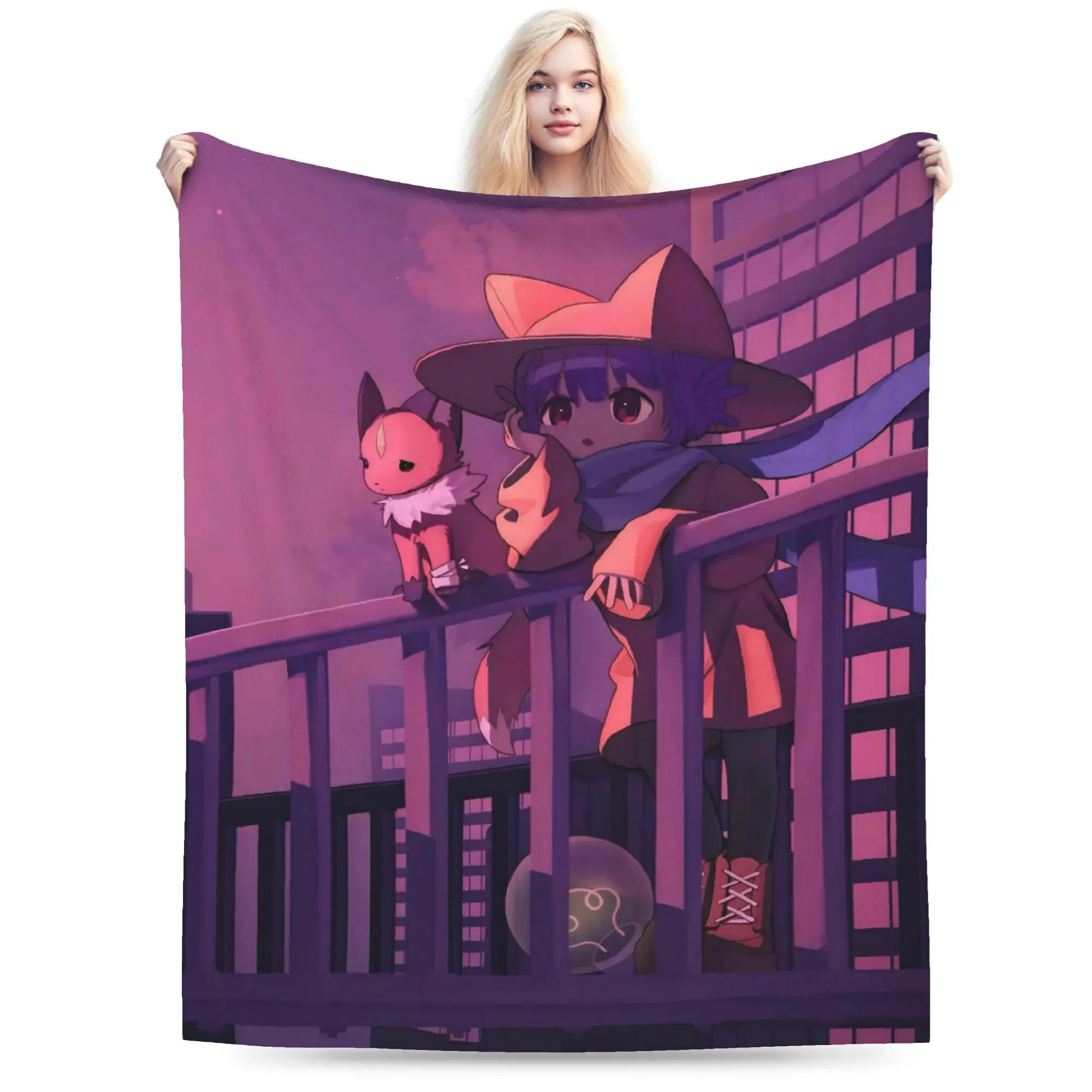 OneShots Niko Blanket Ultra Soft  Throw Blankets for Bed 50x60 Inch Multi-size Bedding Throws