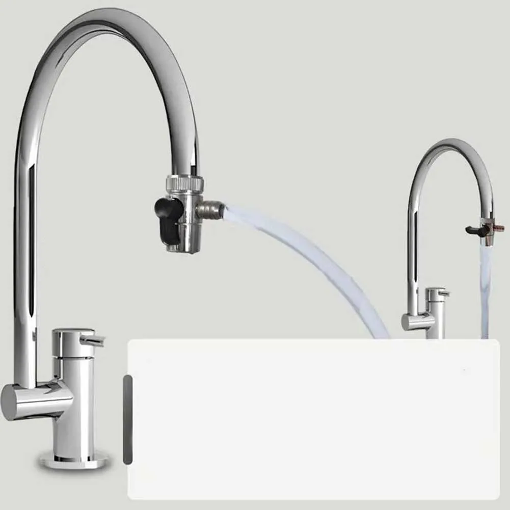 Single-pole Valve Faucet Diverter Switch Built-in Filtration Rust for capture Sand Filtering Water Flow Diverter Switch