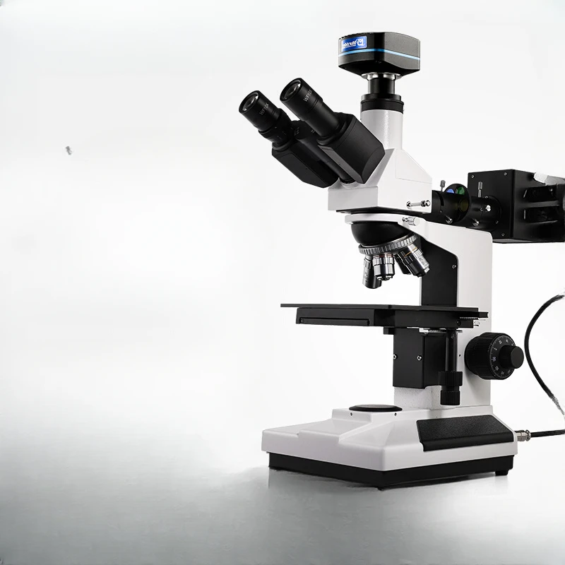 Professional Three-eye Orthographic Microscope