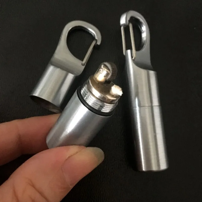 Dolphin HY-665 Hanging Buckle Type Mini kerosene lighter Portable metal windproof smoking accessories