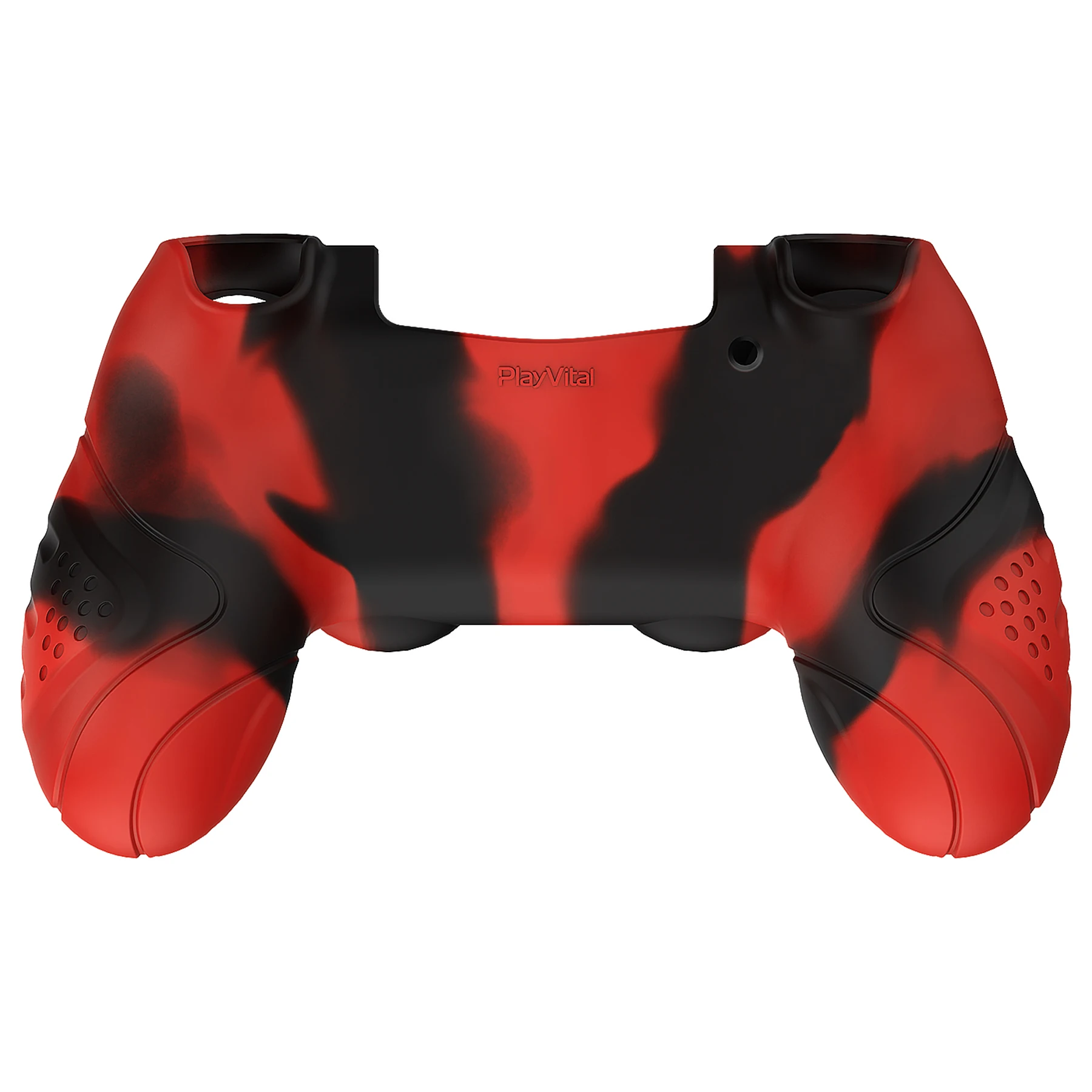 PlayVital Guardian Edition funda de silicona suave antideslizante, fundas de goma con tapas de Joystick para ps4, controlador de todos los modelos