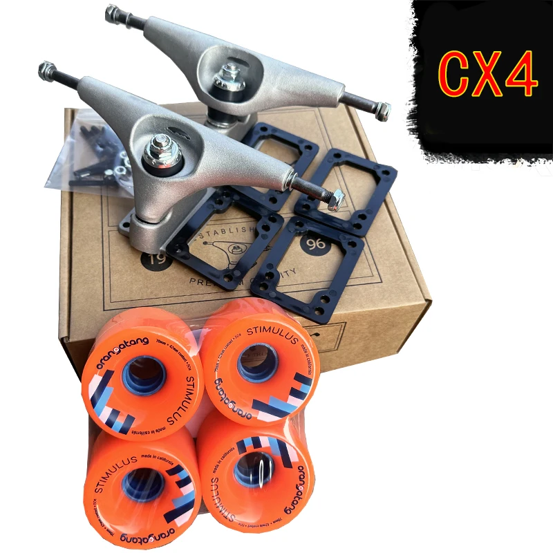 CX4 C5 Surf Skateboard Truck Skate Longboard Truck carving bearings and carving ​wheels together dis