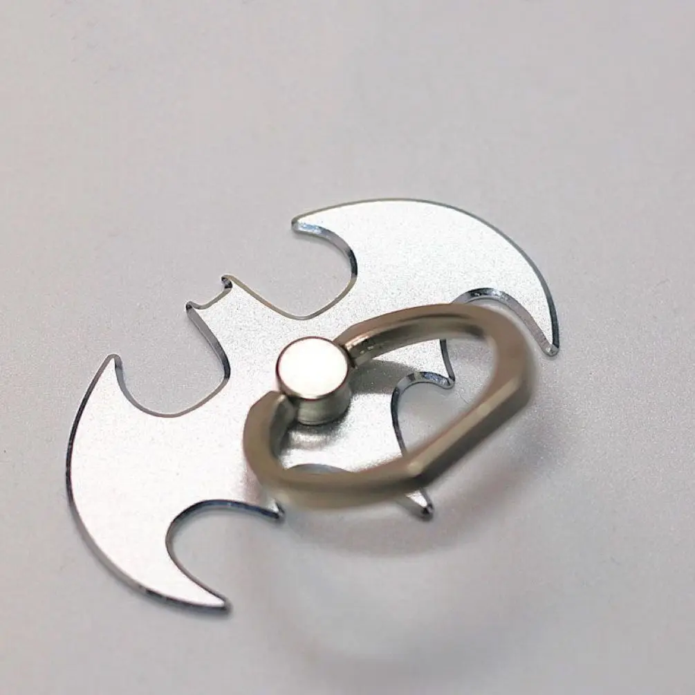 حامل هاتف معدني حامل خلفي متين ملصق قوي عالمي باتمان مضاد للسقوط حلقة معدنية كاملة مشبك حلقة هاتف دوارة