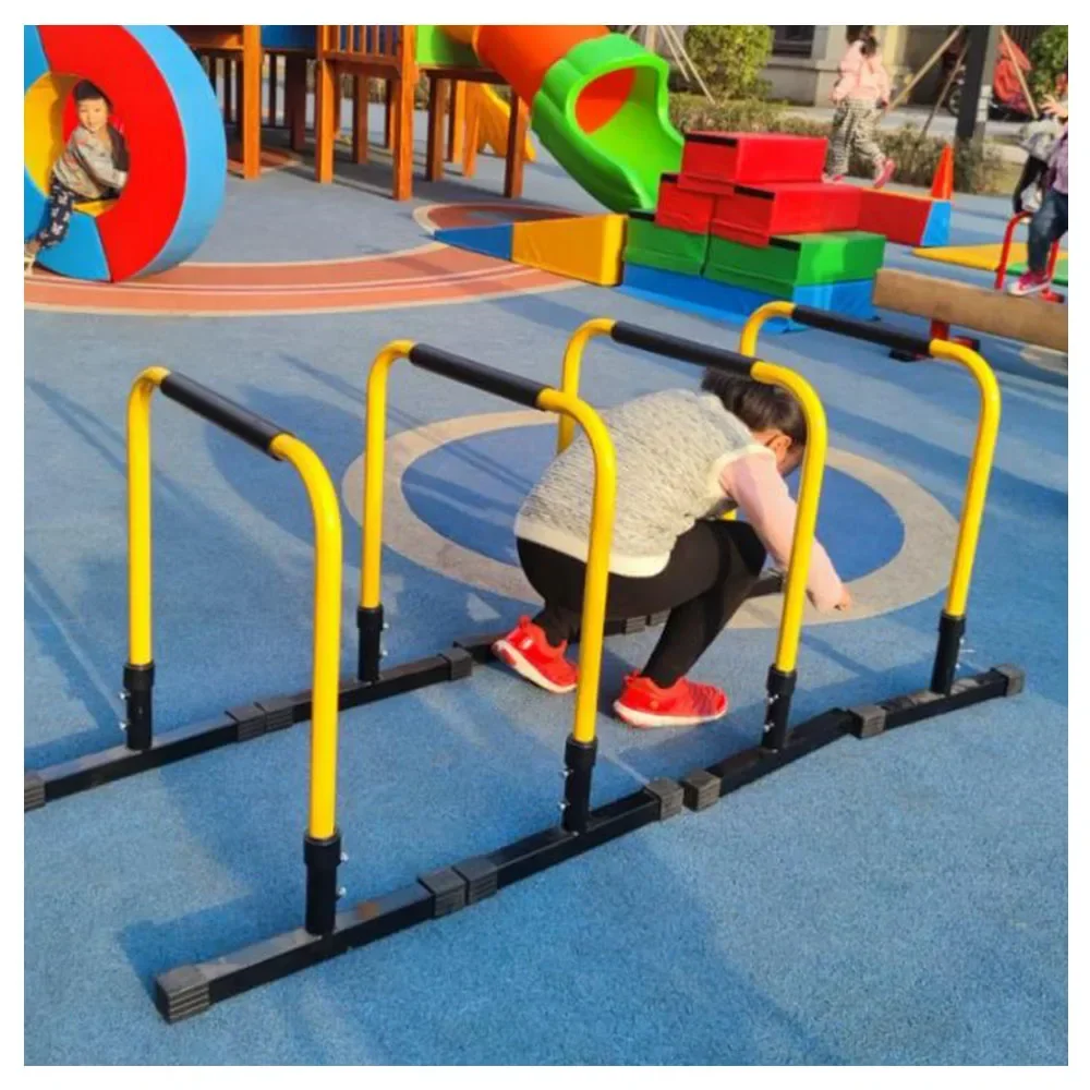 Durable Stainless Steel Outdoor Fitness Equipment Split Type Parallel Bars