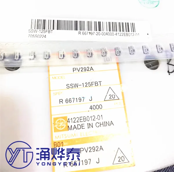 YYT 10PCS Slide switch SSW-125FBT Side button slide switch