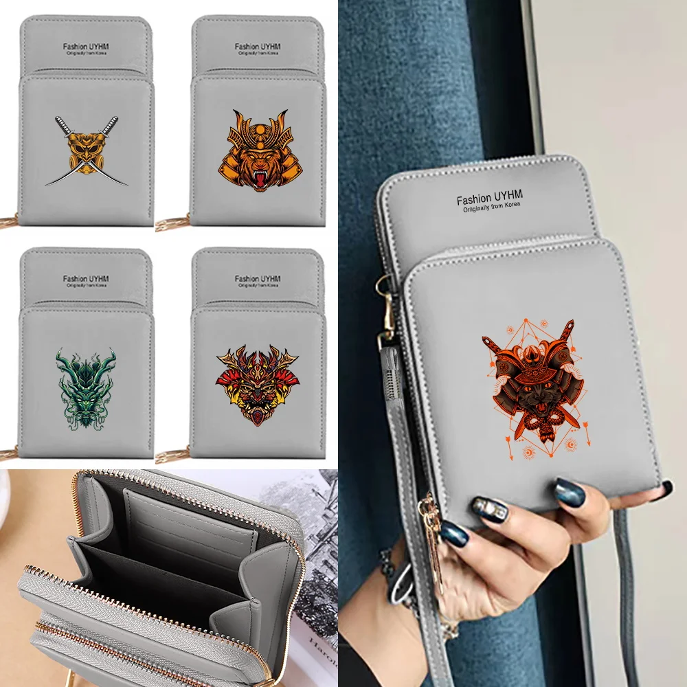 

Premium Compartment Phone Crossbody Bag Monster Printing with Slim Build and Durable Zipper Closure for Secure Storage of Phone